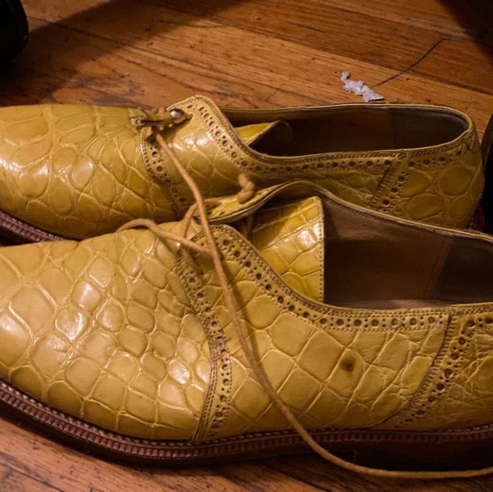 Hipster well kept Stylish shoes